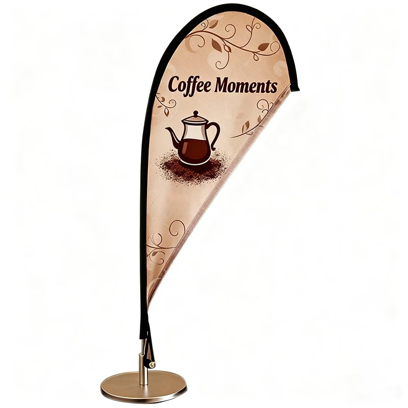 Bendera Pantai Teardrop Meja